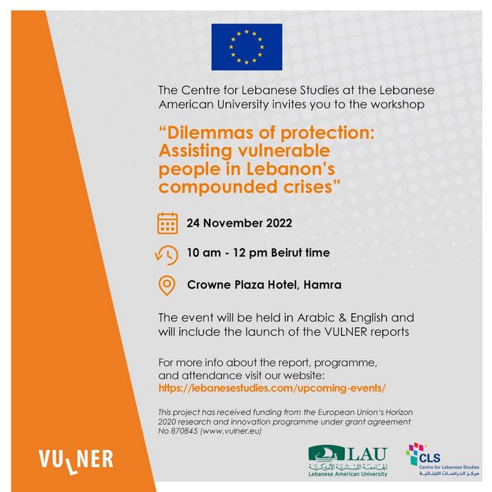 Dilemmas of protection: Assisting vulnerable people in Lebanon’s compounded crises