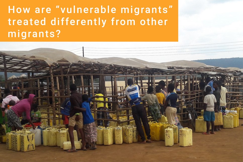 How are vulnerable migrants treated differently from other migrants?