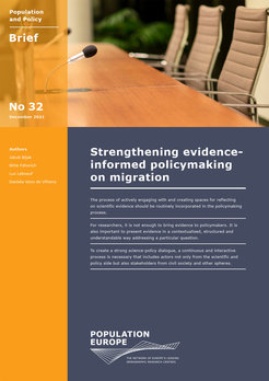 First page of the policy brief