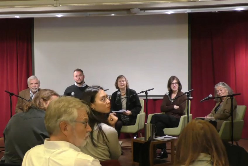 Speakers of the launch seminar from left to right: Pål Nesse (Norwegian Organization for Asylum Seekers (NOAS), VULNER advisory board member), Erlend Paasche, Hilde Lidén and Jessica Schultz (all VULNER members of the Norwegian team) and Nora Sveaass (University of Oslo,VULNER advisory board member) Speakers of the launch seminar from left to right: Pål Nesse (Norwegian Organization for Asylum Seekers (NOAS), VULNER advisory board member), Erlend Paasche, Hilde Lidén and Jessica Schultz (all VULNER members of the Norwegian team) and Nora Sveaass (University of Oslo,VULNER advisory board member)
